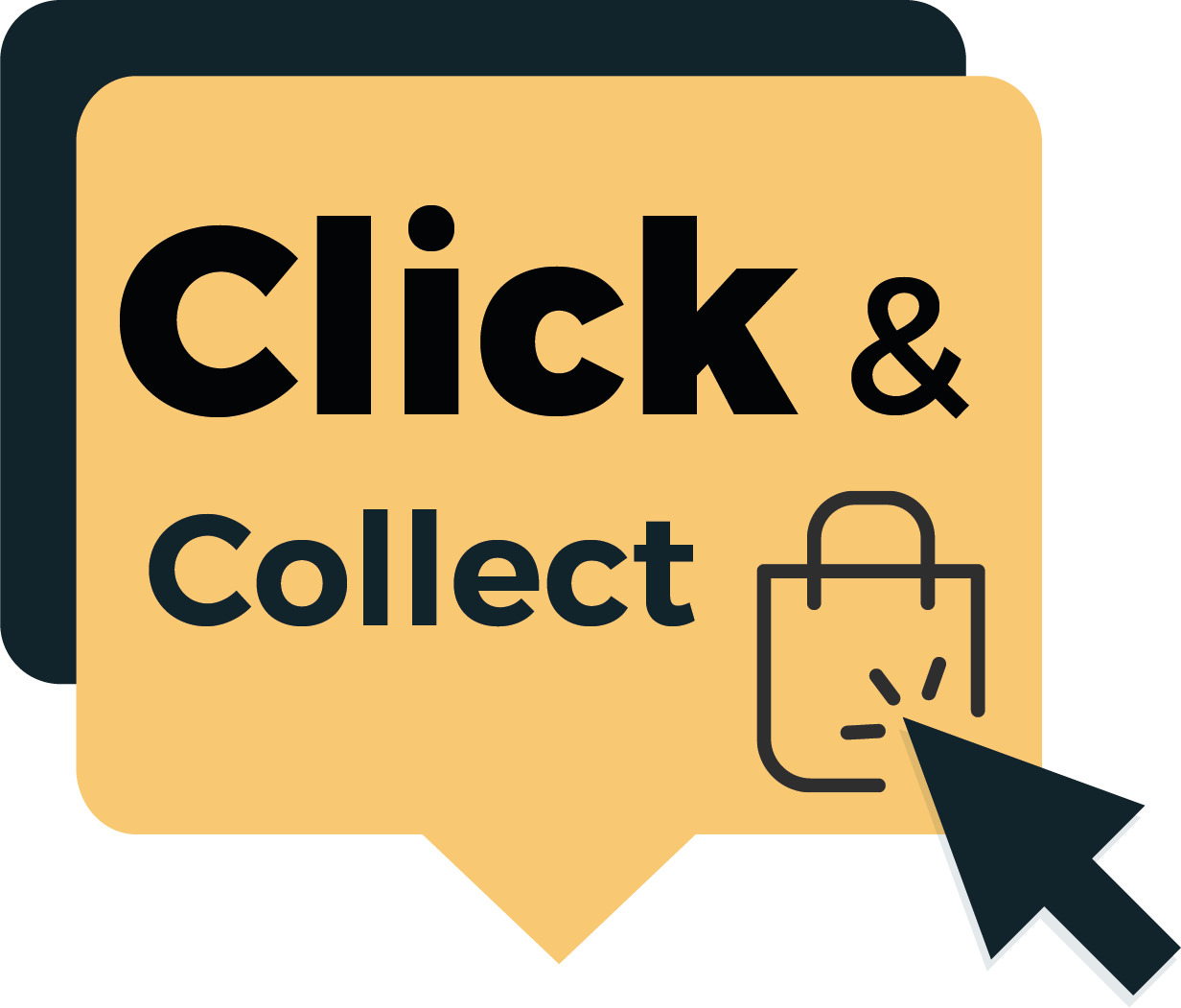 click and collect logo